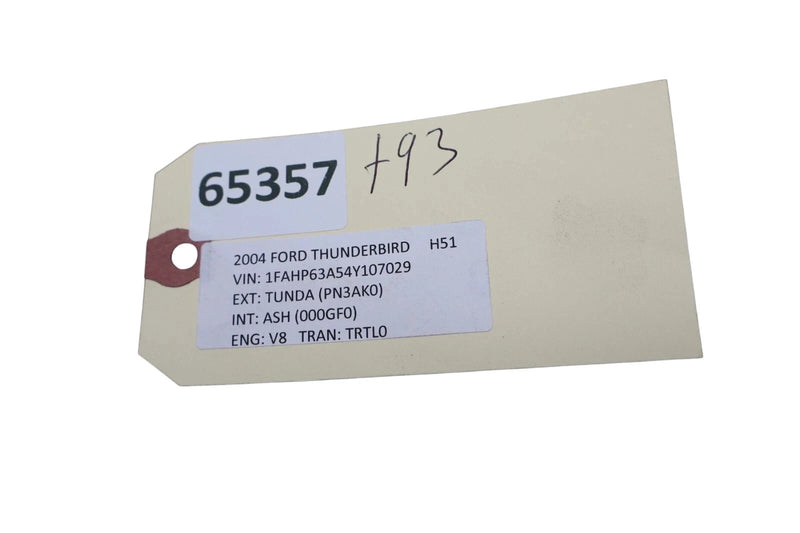 Load image into Gallery viewer, 02-05 Ford Thunderbird Right Side Inner Door Sill Trim Cover 1W637613200AFW OEM
