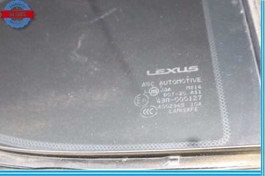 07-17 Lexus LS460 Rear Right Passenger Side Door Corner Quarter Window Glass Oem