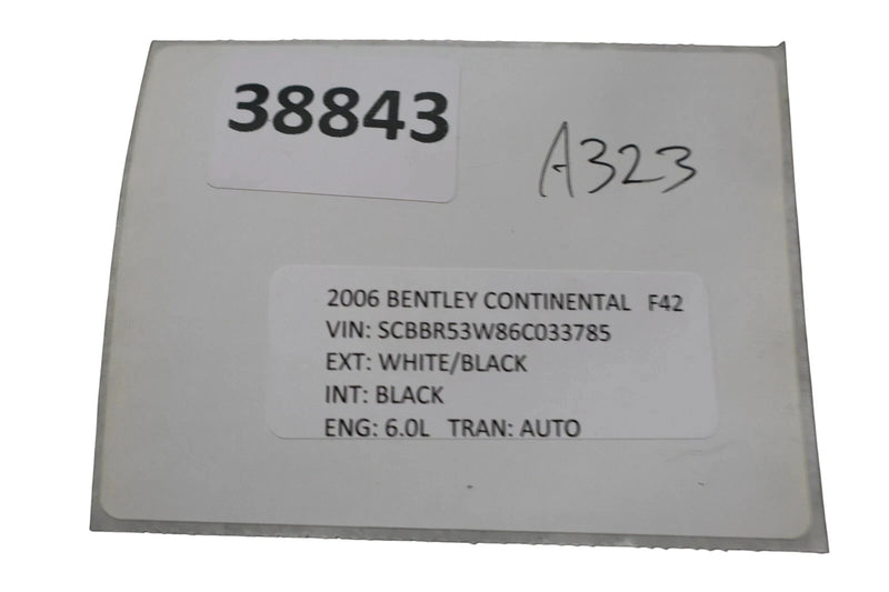 Load image into Gallery viewer, 06-12 Bentley Continental Flying Spur Front Left Driver Side Seat Cover Trim Oem
