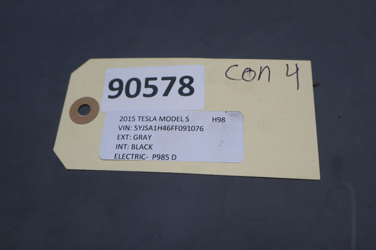 12-20 Tesla Model S Front Right Side Engine A/C Radiator Air Condenser Oem