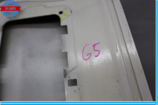 09-15 BMW 740i 740Li 750i Fuel Tank Door Lid Trim White 51177198167 Oem
