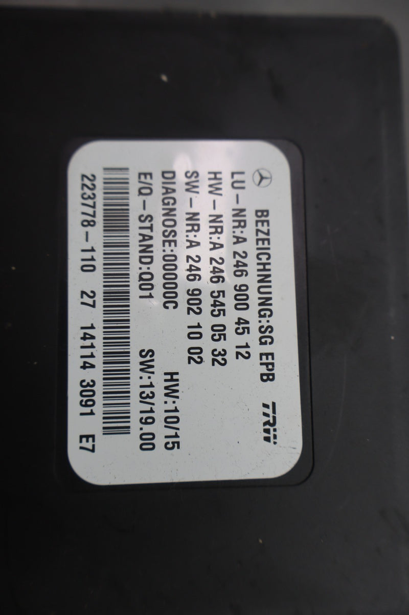 Load image into Gallery viewer, 14-17 Mercedes B-Electric Drive B250e Parking Brake Module EPB A2469004512 Oem
