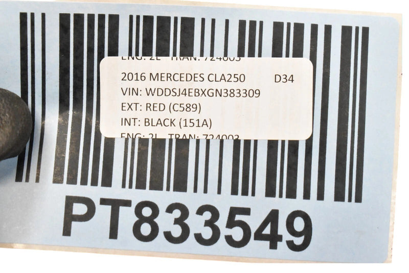 Load image into Gallery viewer, 14-19 Mercedes CLA250 C117 Rear Trunk Deck Lid Tailgate Red A1177500075 Oem
