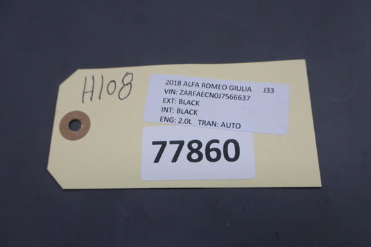 17-23 Alfa Romeo Giulia Rear Trunk Side Storage Pocket Tray Holder Box Oem