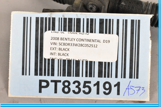 06-12 Bentley Continental Hose Pipe Line Tube W/ Sensor Oem