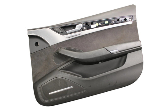 11-17 Audi A8 Quattro Front Right Passenger Side Interior Door Panel Black Oem