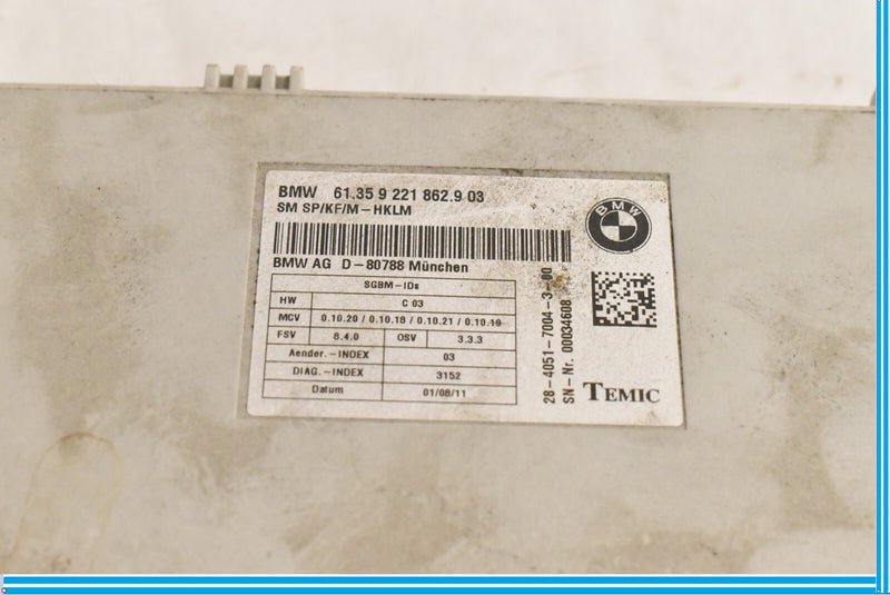 Load image into Gallery viewer, 08 09 10 11 12 13 14 BMW X5 X6 Front Seat Module 61.35 9221862
