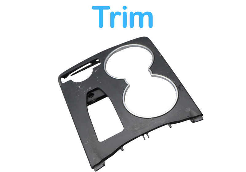 Load image into Gallery viewer, 08-14 Mercedes W204 C250 C300 Center Console Cup Holder Bezel Trim Black OEM
