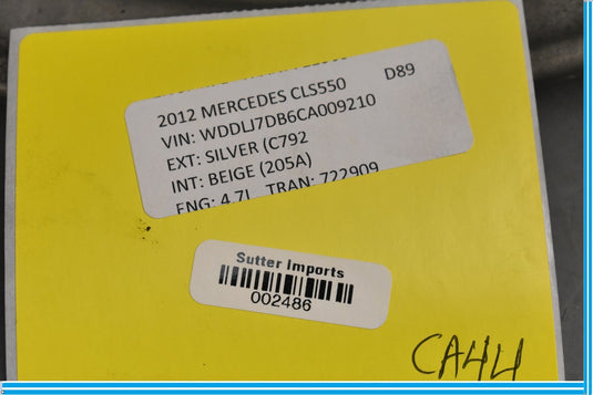 10-18 Mercedes CLS550 E350 Rear Left Driver Side Wishbone Control Arm Oem