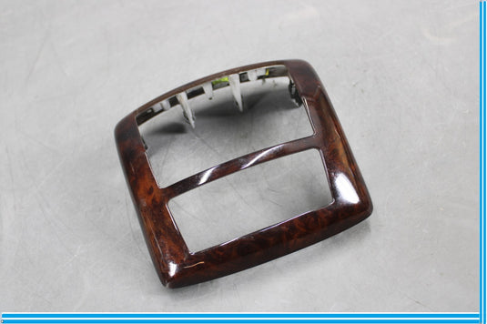07-13 Mercedes W221 S550 S600 Center Console Rear AC Control Trim Bezel Wood Oem