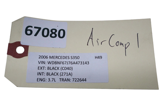 00-11 Mercedes E320 E350 Air Airmatic Suspension Compressor Pump A2113200304 Oem