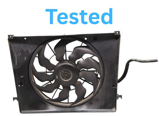 09-16 Hyundai Equus  Engine Motor Cooling Radiator Fan Assembly Oem
