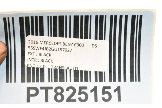15-21 Mercedes W205 C300 C43 AMG Rear Right Passenger Side Door Shell OEM