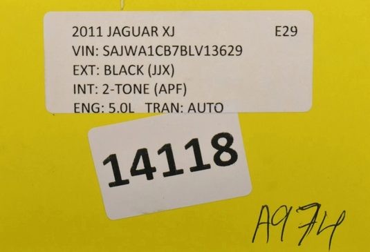 10-18 Jaguar XJ XJL Front Right Passenger Side Hood Bonnet Hinge AW9316800AD Oem