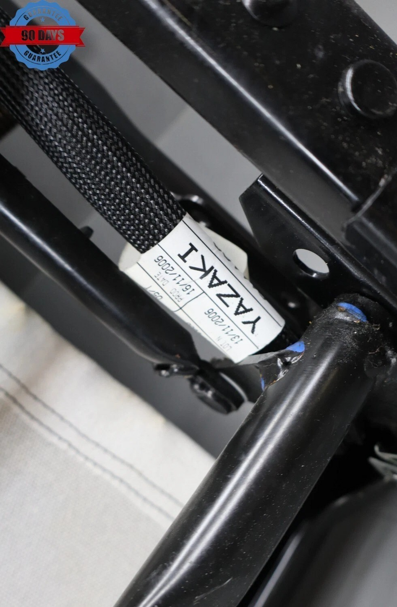 Load image into Gallery viewer, 03-13 Maserati Quattroporte Front Right Seat Rail Track Frame W/Motors Black Oem
