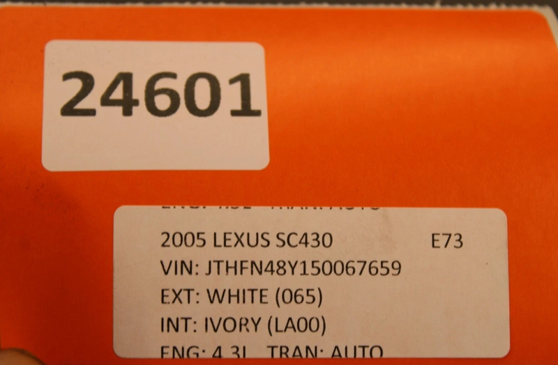 Load image into Gallery viewer, 02-10 Lexus SC430 Front Steering Column Ignition Switch Assembly 8978324030 Oem
