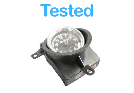 03-13 Bentley Continental GTC Center Dashboard Analog Clock Black 3W0919204N Oem