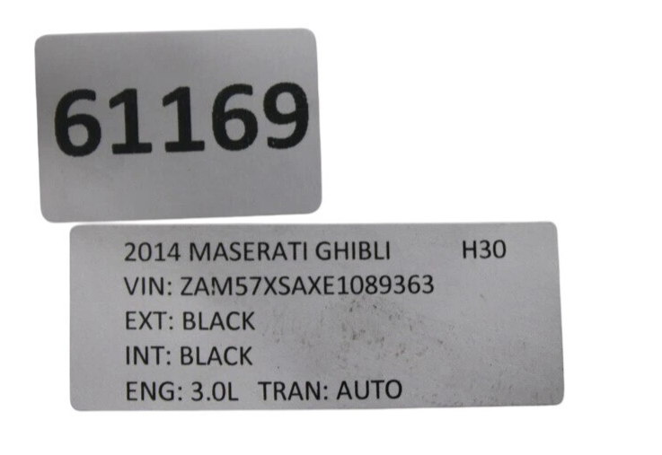 Load image into Gallery viewer, 14-22 Maserati Quattroporte M156 Ghibli Front Left Driver Side Door Shell Oem
