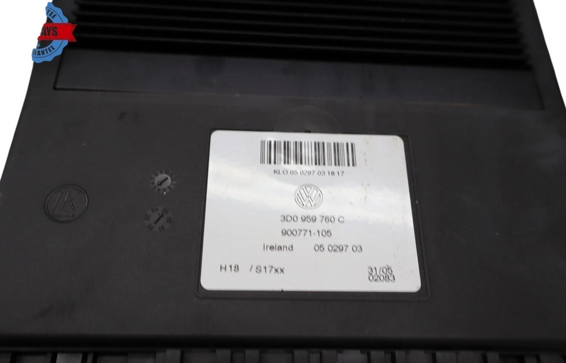 Load image into Gallery viewer, 06-13 Bentley Continental Flying Spur Front Left Seat Control Module Black Oem
