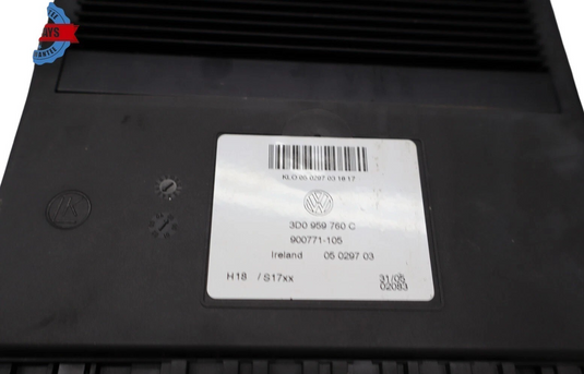 06-13 Bentley Continental Flying Spur Front Left Seat Control Module Black Oem