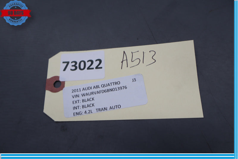 Load image into Gallery viewer, 11-18 Audi A8 A8L Quattro S8 Front Upper Steering Column Cover Trim Black Oem
