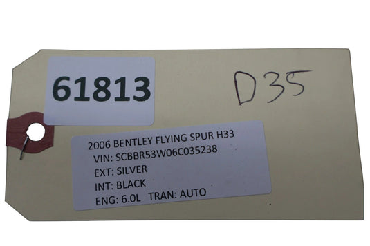03-12 Bentley Continental Flying Spur Flying Spur Relay Fuse Box 3D0937499B Oem