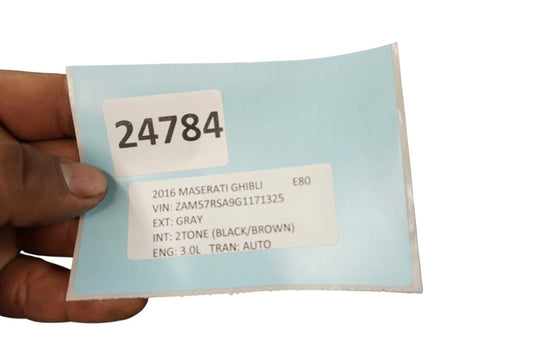 14-22 Maserati Ghibli M157 Front Right Passenger Side Interior Door Panel Oem