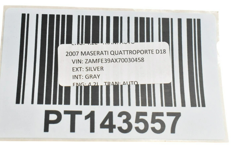 Load image into Gallery viewer, 03-13  Maserati Quattroporte M139 Rear Right Door Interior Trim Panel Oem
