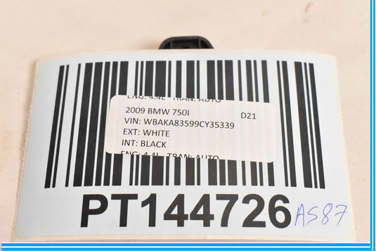09-15 BMW 750i 750Li F01 F02 Keyless Comfort Access Antenna Module Black Oem