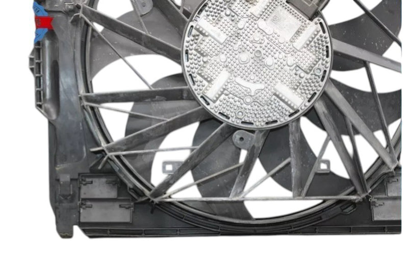 Load image into Gallery viewer, 09-15 BMW 750i 740i Engine Radiator Cooling Fan Shroud W/ Motor 17427575258 OEM
