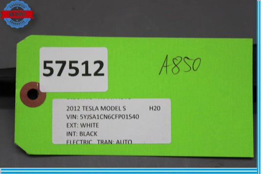 12-15 Tesla Model S Center Console Molding Trim Black 100924700D Oem