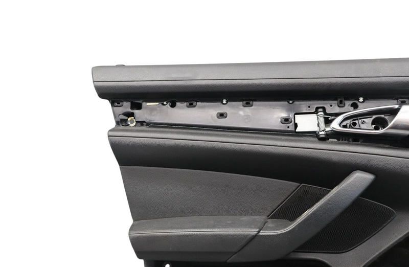 Load image into Gallery viewer, 10-16 Porsche Panamera Front Left Side Interior Door Panel Cover Trim Black Oem
