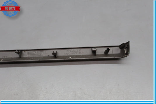 11-18 Porsche Cayenne Front Left Lower Door Panel Molding Trim Cover Oem