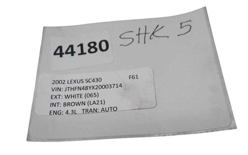 Load image into Gallery viewer, 02-05 Lexus SC430 Front Left Side Shock Strut Impact Absorber 4851024300 Oem
