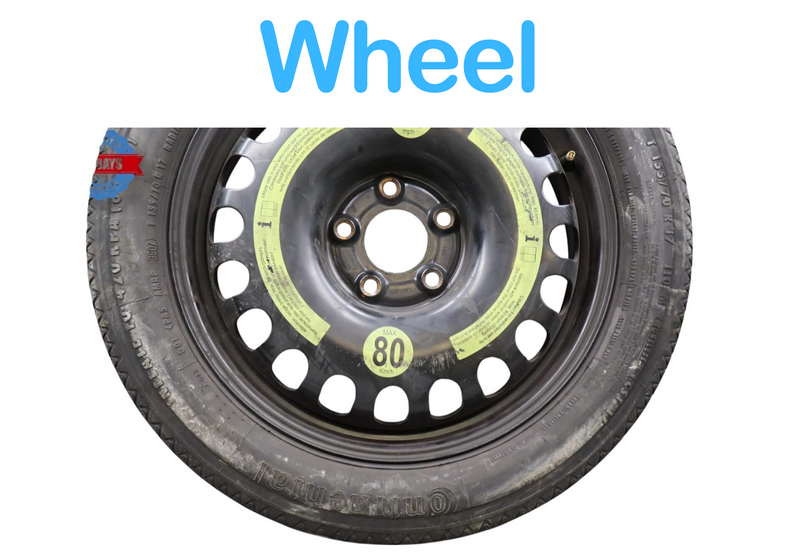 Load image into Gallery viewer, 03-16 Mercedes W212 CLS550 E350 17" Emergency Spare Tire Wheel Donut Rim OEM
