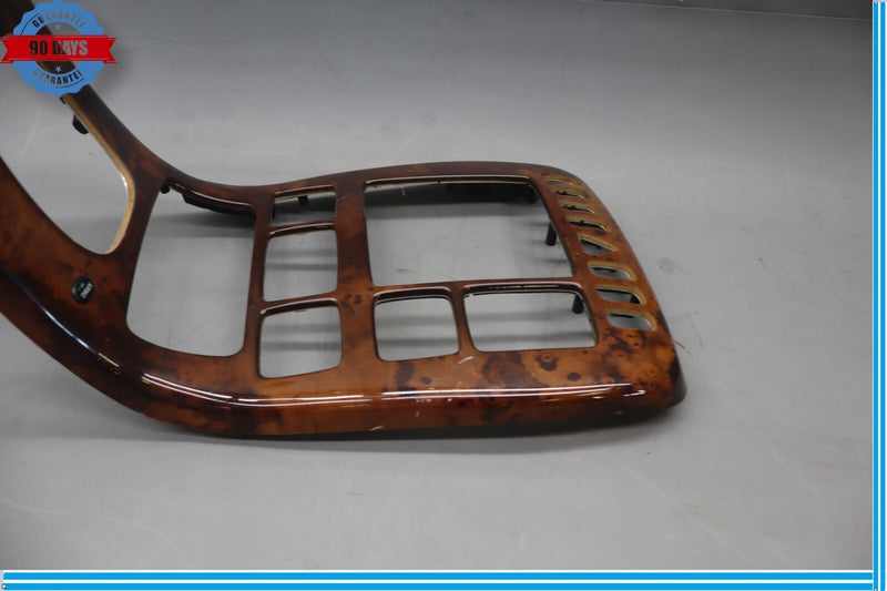 Load image into Gallery viewer, 00-02 Mercedes W215 CL55 AMG Center Console Radio Trim Panel Bezel Wood Oem
