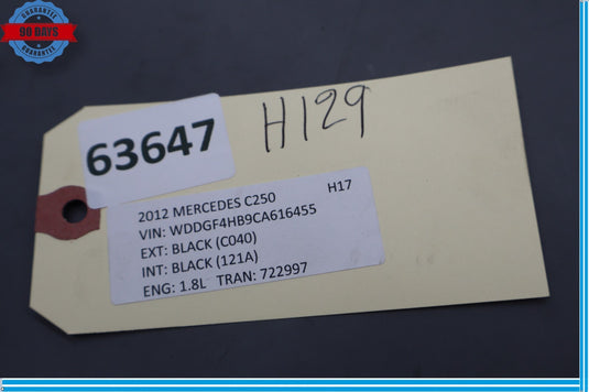 08-20 Mercedes E350 E550 C250 Headlight Fog Light Switch Control Module Oem