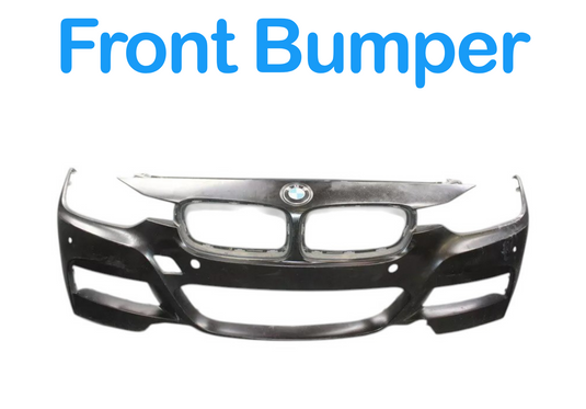 12-15 BMW 328i Active Hybrid 3 Front Lower Bumper Cover Assembly 51117293085 OEM