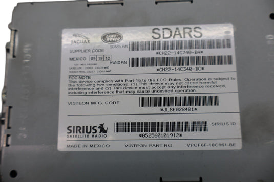 10-15 Jaguar XJ XJR XJL XK XKR XKR-S Satellite Receiver Radio Module Unit Oem
