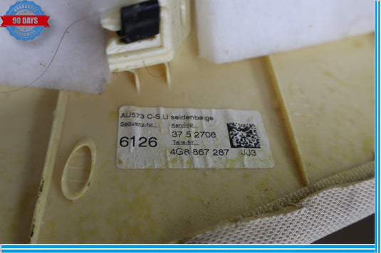 12-18 Audi A7 Quattro Rear Left Side C Pillar Upper Quarter Cover Trim Oem