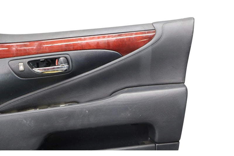 Load image into Gallery viewer, 07-09 Lexus LS460 Front Right Side Interior Door Panel Cover Assembly Black Oem
