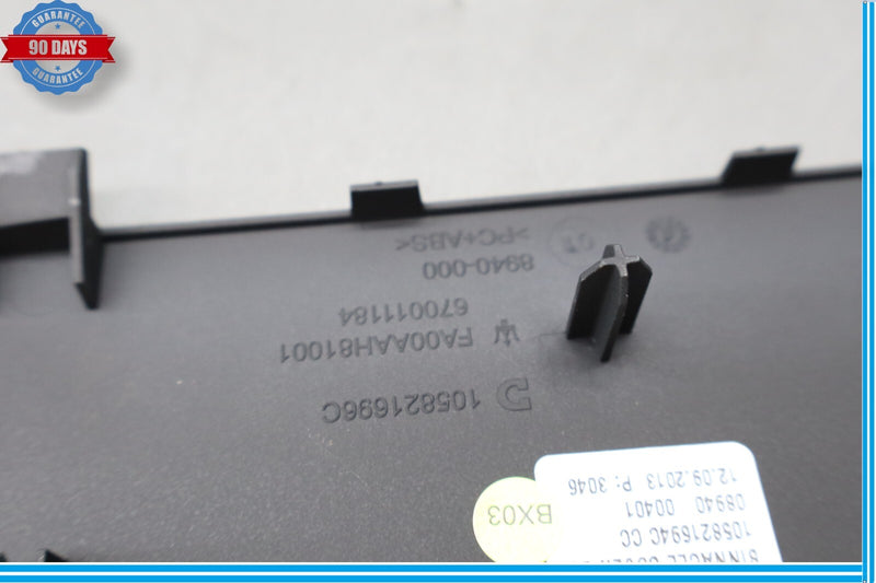 Load image into Gallery viewer, 14-17 Maserati Ghibli Dash Speedometer Cluster Cover Trim Black 670011184 Oem
