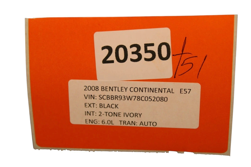 Load image into Gallery viewer, 06-12 Bentley Continental Left Driver Side Lower B Pillar Panel Trim OEM
