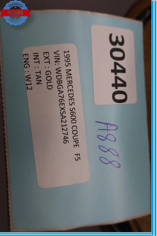 93-99 Mercede W140 S600 Coupe S500 Radio Audio Sound Speaker 1408201802 OEM
