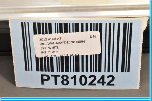 11-17 Audi A8 L Quattro Left Driver Sunroof Sunshade Visors Curtain Cover Oem