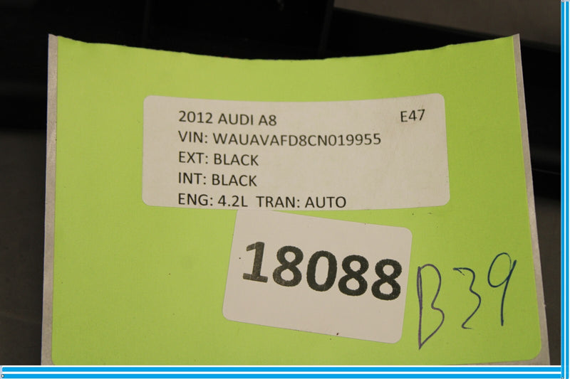 Load image into Gallery viewer, 11-18 Audi A8 Front Left Driver Side A Pillar Middle Trim Cover Panel Black Oem
