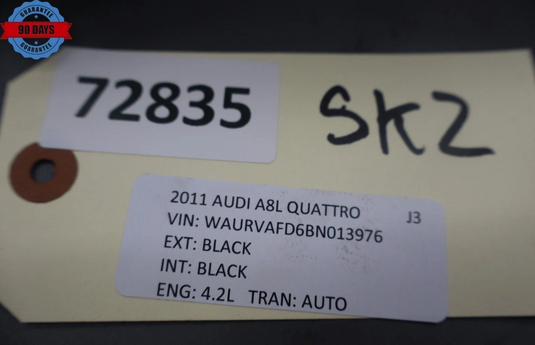 11-18 Audi A8 A8L Quattro Rear Left Spindle Knuckle Wheel Hub 4H0615611H Oem