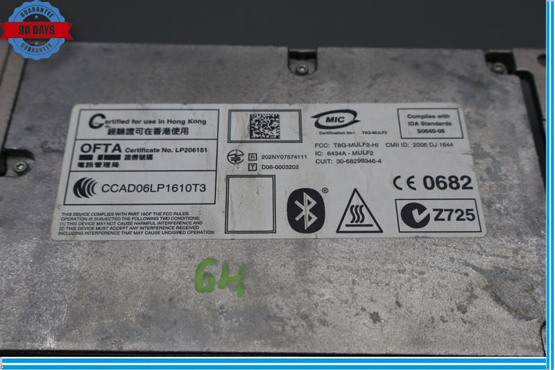 Load image into Gallery viewer, 2011 BMW 750i 750Li Bluetooth Communication Control Module 6434AMULF2 Oem
