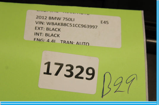 10-15 BMW 750Li F01 F02 Front Right Side Door Sill Plate Molding Trim Oem