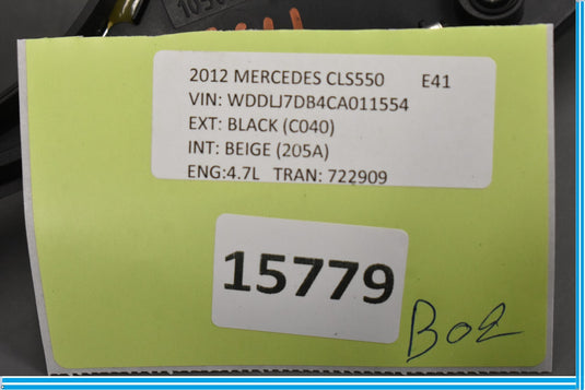 12-18 Mercedes CLS550 W218 Instrument Cluster Speedometer Bezel Trim Oem
